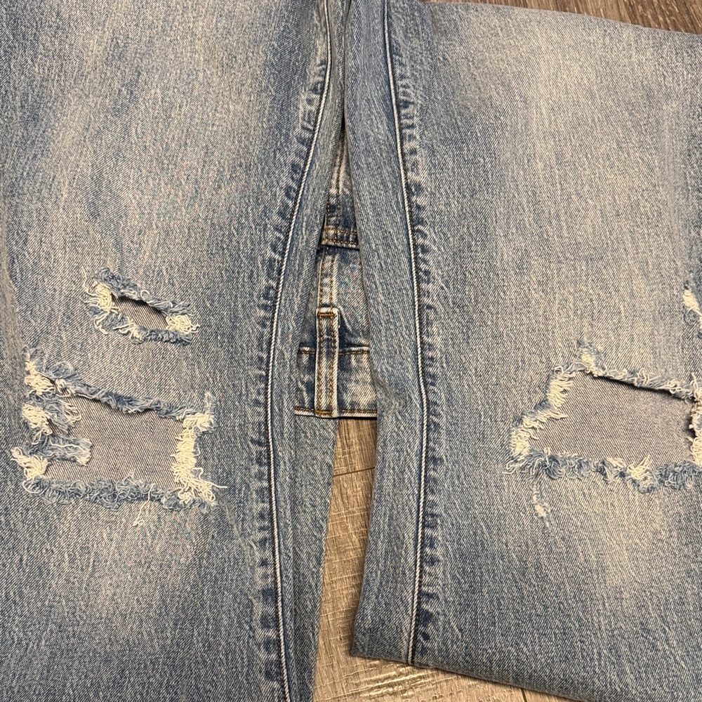Denim Blue Flare Jeans - Picture 3 of 3